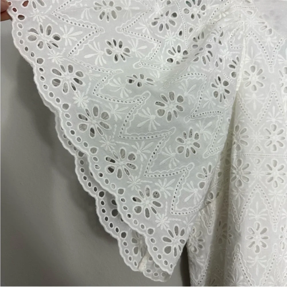 Kate Spade White Eyelet Shift Dress